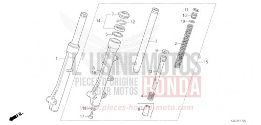 GABEL, VORNE NSC110M de 2021